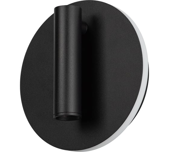 Декоративная подсветка светодиодная ЭРА EDGAR WL55 BK для интерьера COB 5Вт/SMD 7Вт 4000К черный IP20 Б0062917