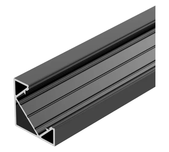 Профиль Arlight SL-KANT-H18-2000 BLACK, 2м 049430