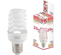 Люминесцентная лампа TDM ELECTRIC НЛ-FST2-20 Вт-2700 К–Е27 SQ0347-0010