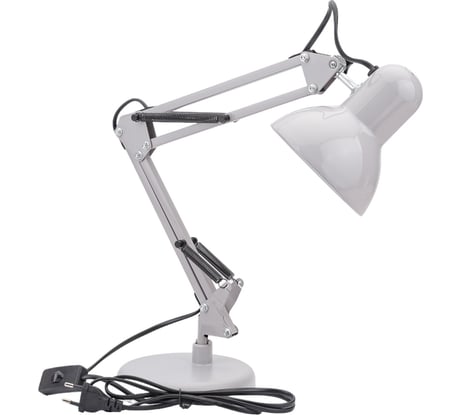 Настольный светильник на основании TDM ELECTRIC 2 колена, 60Вт, E27, серый SQ0337-0111