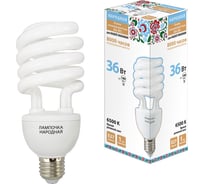 Люминесцентная лампа TDM ELECTRIC НЛ-HS-36 Вт-6500 К–Е27 SQ0347-0033