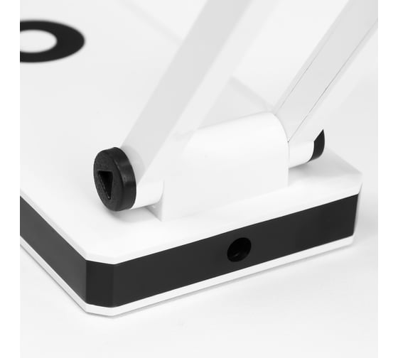 Настольная лампа RISALUX складная Современный 30хLED от батареек/USB бело-черный 24x7х12,5 см 1723726