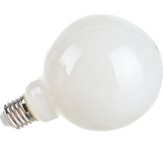 Лампа Gauss Filament G95 10W 1070lm 3000К Е27 milky LED 189202110