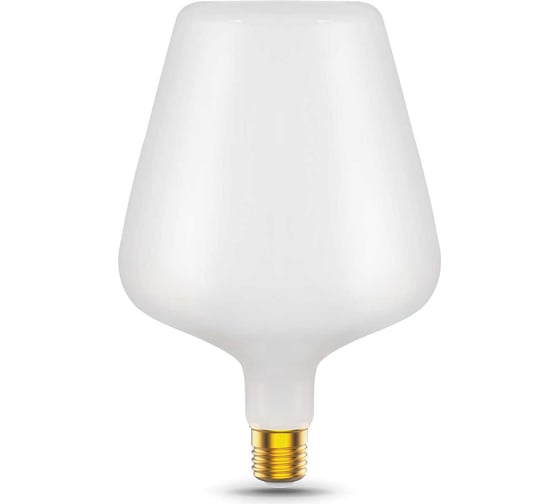 Лампа Gauss Filament, V160, 9W, 890lm, 4100К, Е27, milky, LED, 1/6 1016802209