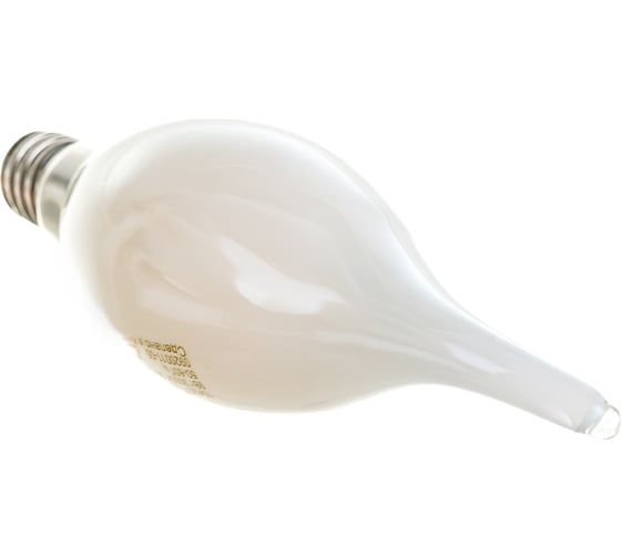 Лампа Gauss Filament, свеча на ветру, 9W, 590lm, 3000К, Е14, milky, диммируемая, LED, 1/10/50 104201109-D 1