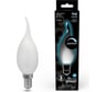 Лампа Gauss Filament, свеча на ветру, 9W, 610lm, 4100К, Е14, milky, диммируемая, LED, 1/10/50 104201209-D