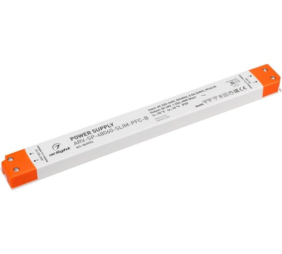 Блок питания Arlight ARV-SP-48060-SLIM-PFC-B 1шт 047974 1