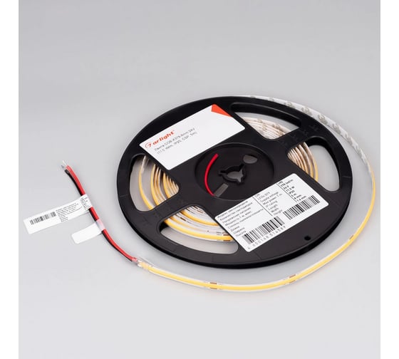 Светодиодная лента Arlight COB-X378-8mm 24V Warm3000 5м 031883(3)
