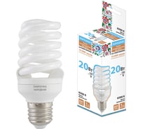 Люминесцентная лампа TDM НЛ-FST2-20 Вт-6500 К–Е27 48х115 мм SQ0347-0012