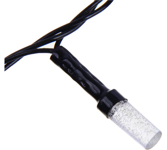 Гирлянда электрическая Сноубум вьюн 9м, 100LED, RGW/RBP, автореж., ПВХ черный, 220В 384-171