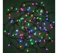Гирлянда электрическая Сноубум вьюн Призма, 9м, 100LED, RGW/RBP, автореж, ПВХ черный, 220В 384-175