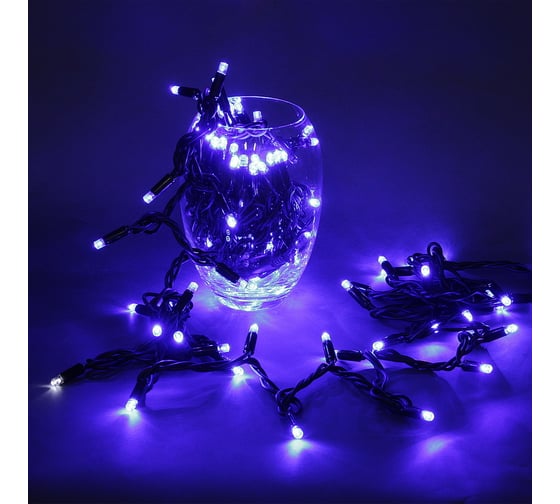 Светодиодная гирлянда Sneha A-026A BL/W FLASH