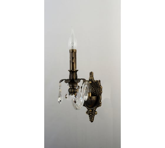 Бра Rivoli 1021401 Marlene А1, античная бронза, 1хЕ14, 40W, 10/320 Б0047910