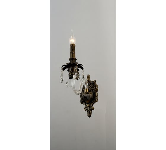 Бра Rivoli 1021401 Marlene А1, античная бронза, 1хЕ14, 40W, 10/320 Б0047910