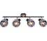 Спот Rivoli 7026704, Dorkas W4, черный/светлое дерево, 4хE14, 40W, 6/72 Б0047100 1