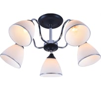 Люстра Rivoli 9032305 Valeska P5, черный/хром, 5хE27, 60W, 104 Б0049208