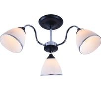 Люстра Rivoli 9032303 Valeska P3 черный/хром 3хE27 60W 120 Б0049207