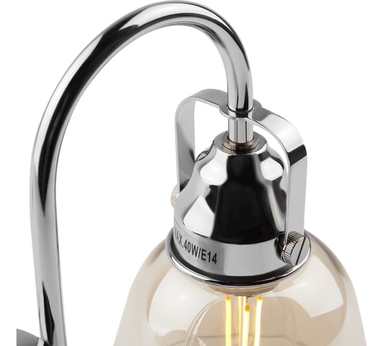 Настенный светильник Rivoli 5055701 Avrora A1 Хром 1хE14 40W 10/60 Б0047344