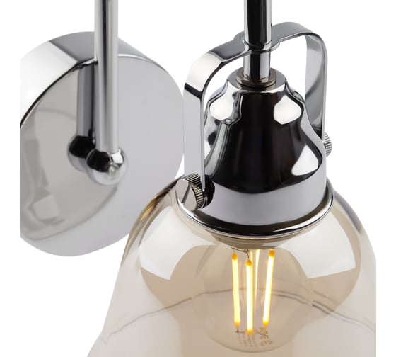 Настенный светильник Rivoli 5055701 Avrora A1 Хром 1хE14 40W 10/60 Б0047344