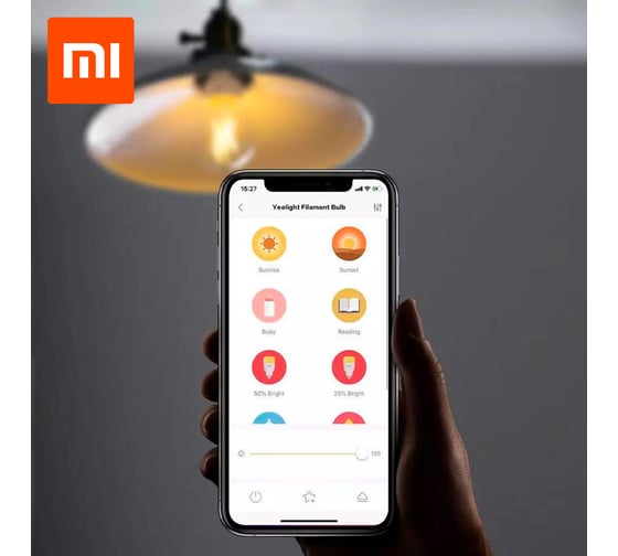 Лампочка Yeelight Xiaomi Smart LED Filament Bulb ST64 E27 YLDP23YL WHITE
