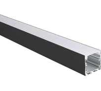 Профиль Jazzway PAL 3535-BLACK черный (комплект) накладной анодированный 2м 5059054