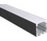 Профиль Jazzway PAL 3535-BLACK черный (комплект) накладной анодированный 2м 5059054 2