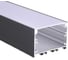 Профиль Jazzway PAL 5035-BLACK черный (комплект) накладной 2м анодированный 5058972 1