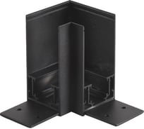 Угловой соединитель для накладного/подвесного магнитного шинопровода Wolta WML-SMC/01B