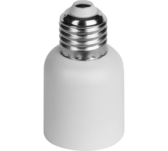 Переходник duwi E27-E40 белый, прямой, ПВХ 24634 3