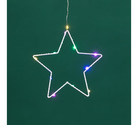 Гирлянда Neon-Night Занавес из росы с фигурами Звезд, IP20, МУЛЬТИКОЛОР, USB + пульт управления 315-849
