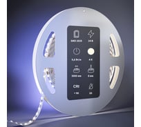 Светодиодная лента MAYTONI Ultra 24В 2835 9,6Вт/м 4000К 5м IP 20 201039