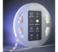 Светодиодная лента MAYTONI Ultra 24В 5050 19,2Вт/м 4000К 5м IP 20 201135