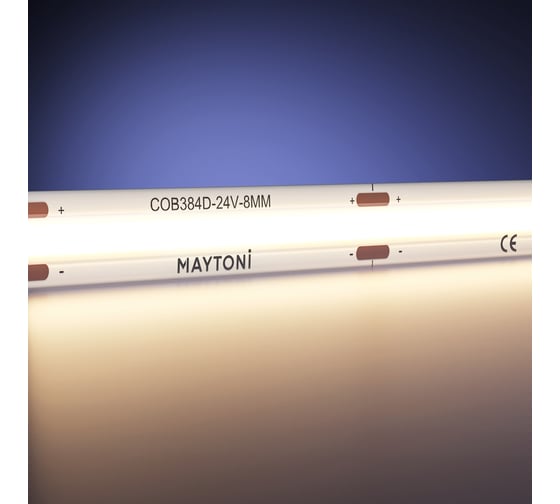 Светодиодная лента MAYTONI Ultra 24В COB 12Вт/м 3000К 5м IP 65 201078