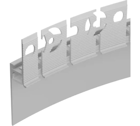 Профиль Arlight PLINTUS-FANTOM-BENT-H35-SIDE-2000 WHITE, 2м 043675(1) 1