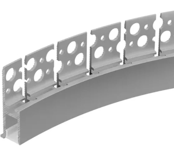 Профиль Arlight WALL-FANTOM-BENT-W10-SIDE-2000 ANOD, 2м 043694(1) 1