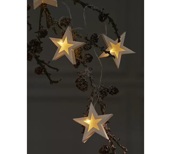 Гирлянда светодиодная Tkano Bright stars из коллекции New Year Essential TK23-NY_STR0002