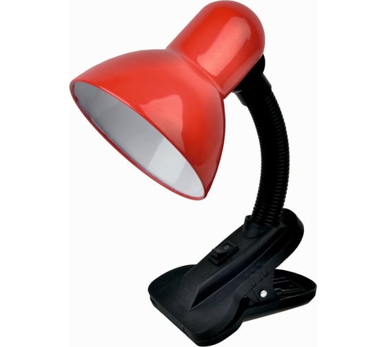 Настольный светильник LEEK LE TL-108 RED Красный, E27, прищепка 30 LE061402-0023