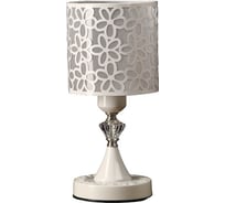 Настольная лампа RISALUX "Белые цветы" 40W E27 белый 14,5х14,5х31 см 2992969