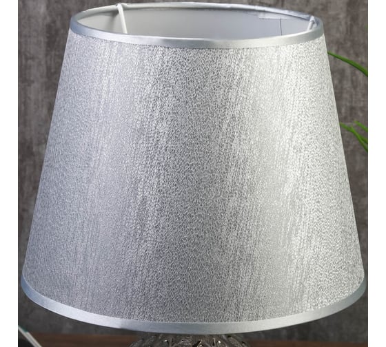 Настольная лампа RISALUX 7555092TL/1 E14 40Вт серебро 21х21х32 см 4551709