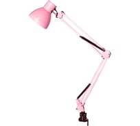 Настольный светильник под лампу Smartbuy E27 на струбцине, розовый SBL-DLc-E27-p
