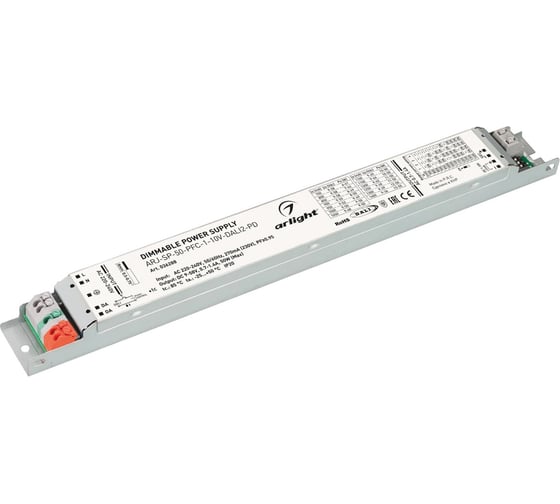 Блок питания Arlight ARJ-SP-50-PFC-1-10V-DALI2-PD 1шт 036288