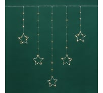 Гирлянда Neon-Night Занавес из росы с фигурами Звезд, теплый белый, IP20, USB + пульт управления 315-846