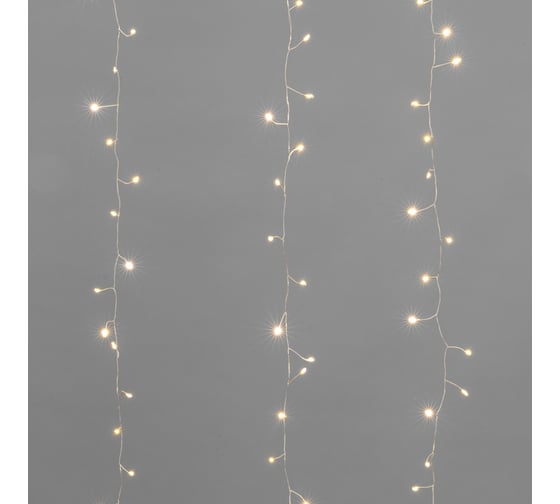 Гирлянда Neon-Night Занавес из росы Фейерверк, 3x2 м, 600 LED теплый белый, IP20, 230В 315-856