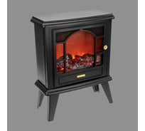 Светодиодный камин NEON-NIGHT Гранд Шале с эффектом живого огня 45x18x56см, работает от батареек 3хС (в комплект не входят) или от USB (в комплекте), черный 511-024