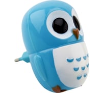 Светодиодный светильник ночник LEEK LE LED NL-820 0,6W Сова, цвет синий 100 LE062101-0010