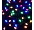 Гирлянда электрическая Сноубум с насадками Грани 10м, 100LED, мульти, 8 реж, ПВХ черный, 220В 381-333 3