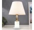 Настольная лампа RISALUX 16138/1 E27 40Вт+LED подсветка, бело-золотой 28х28х45 см 5147892 3