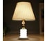 Настольная лампа RISALUX 16138/1 E27 40Вт+LED подсветка, бело-золотой 28х28х45 см 5147892 4