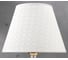 Настольная лампа RISALUX 16138/1 E27 40Вт+LED подсветка, бело-золотой 28х28х45 см 5147892 5