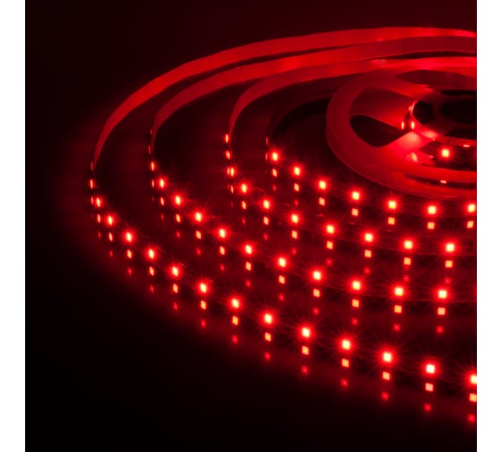 Светодиодная лента Elektrostandard 2835, 12V, 60Led, 4.8W, IP20 красный a046004
